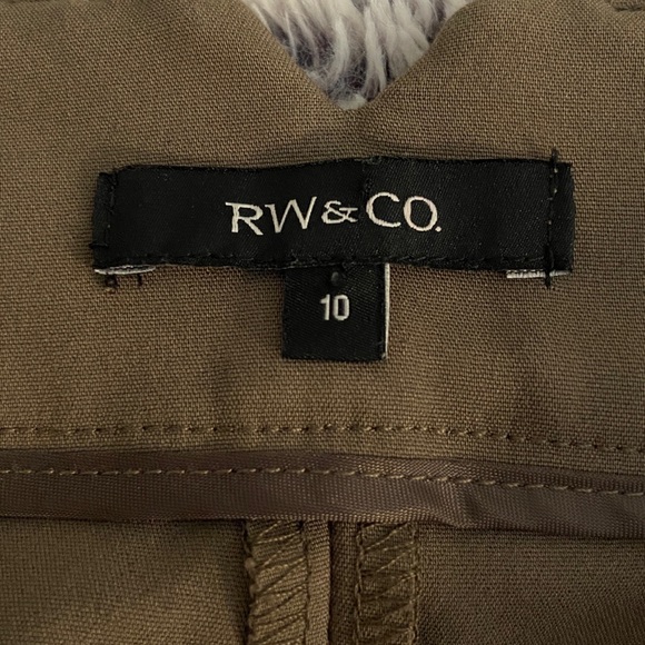 RW & Co Tapered Pants (Tan) Size 10 - Picture 2 of 2